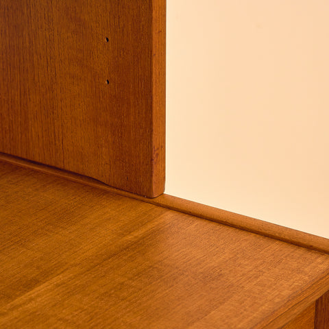 Swedish bookshelf in teak wood