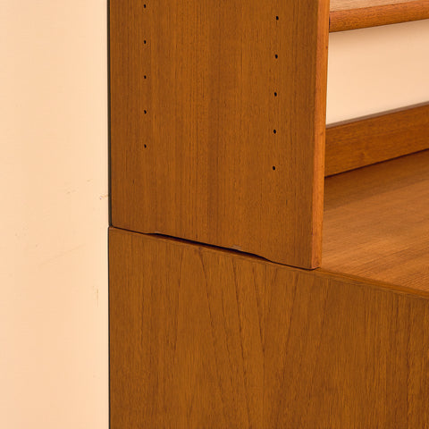 Swedish bookshelf in teak wood