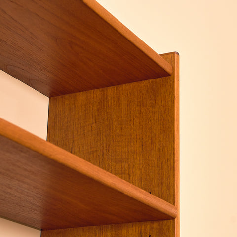 Swedish bookshelf in teak wood