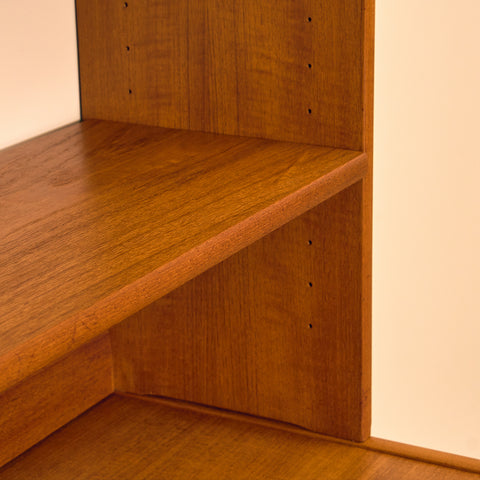 Swedish bookshelf in teak wood