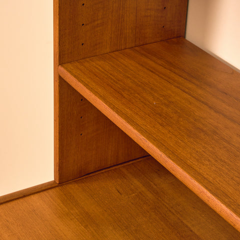Swedish bookshelf in teak wood