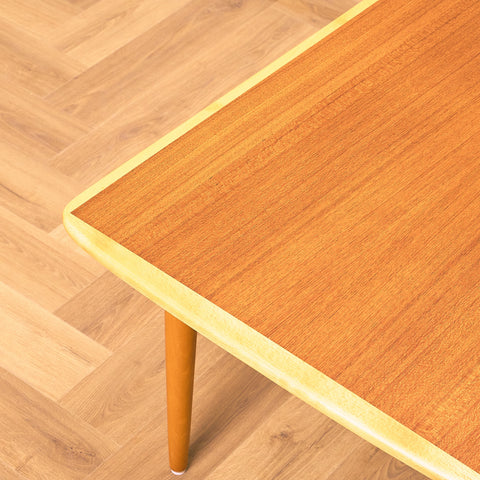 Swedish coffee table in teak and beech