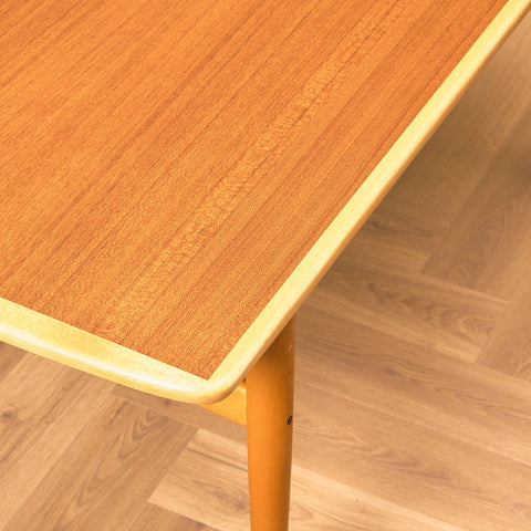 Swedish coffee table in teak and beech