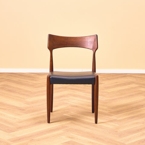 Danish dining chairs in Santos rosewood by Bernard Peterson and Son