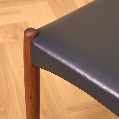 Danish dining chairs in Santos rosewood by Bernard Peterson and Son