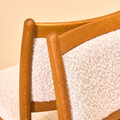Swedish dining chairs in oak