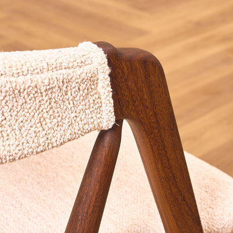 Danish dining chairs in walnut by Th. Harlev for Farstrup