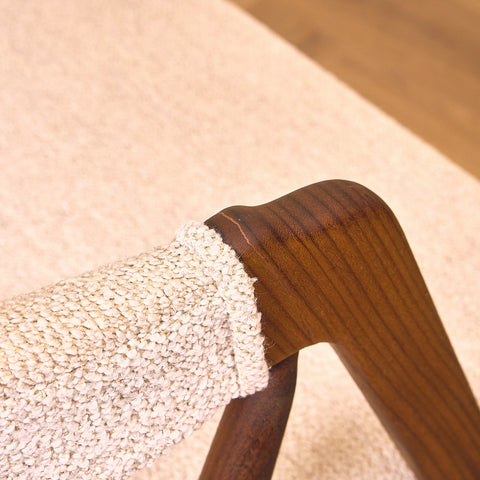 Danish dining chairs in walnut by Th. Harlev for Farstrup
