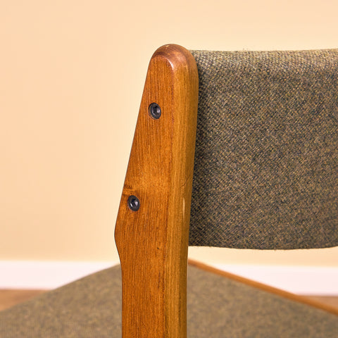 Danish set of 8 dining chairs in teak by Erik Buch for Nova Stolefabrik