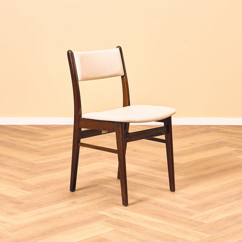 Danish dining chairs in teak and beech by Findahl