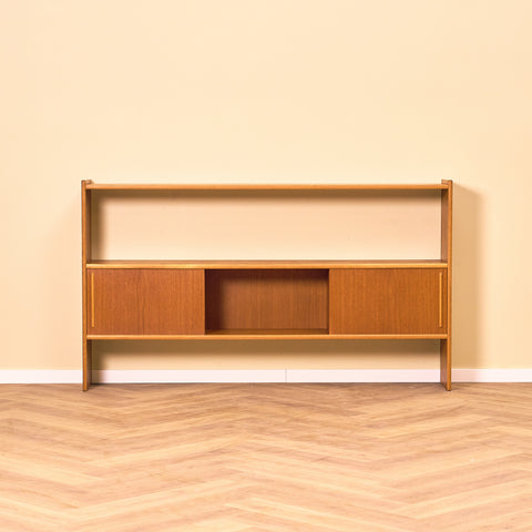 Swedish bookshelf in teak by AB Ajfa Möbelfabrik in Tibro