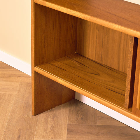 Swedish bookshelf in teak by AB Ajfa Möbelfabrik in Tibro