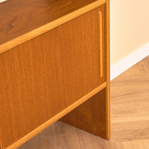 Swedish bookshelf in teak by AB Ajfa Möbelfabrik in Tibro