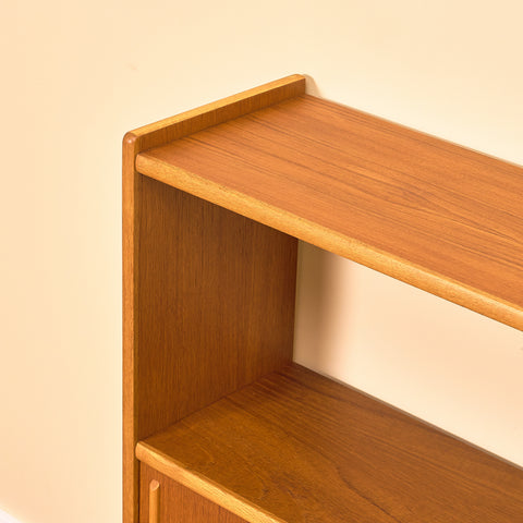 Swedish bookshelf in teak by AB Ajfa Möbelfabrik in Tibro