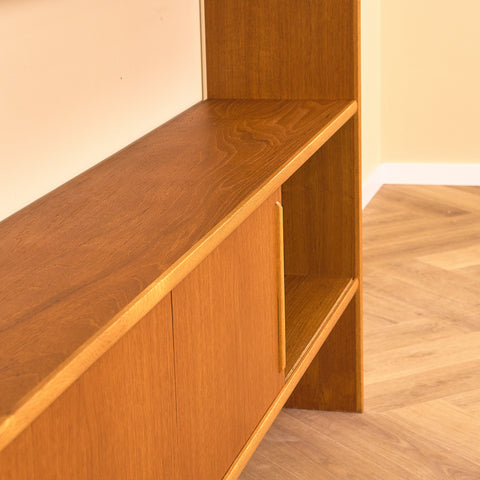 Swedish bookshelf in teak by AB Ajfa Möbelfabrik in Tibro