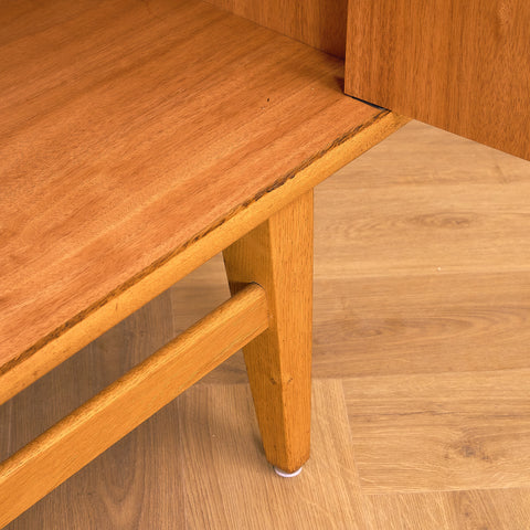 Swedish sideboard in teak and oak by AB Ajfa Möbelfabrik in Tibro