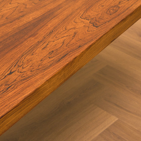 Danish coffee table in Santos rosewood by Severin Hansen for Haslev Møbelfabrik