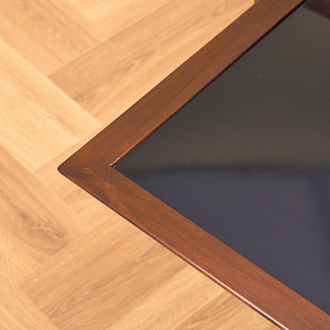 Danish coffee table in Santos rosewood by Severin Hansen for Haslev Møbelfabrik