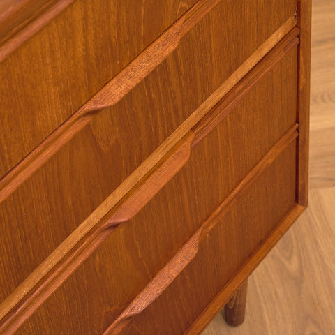 Danish chest of drawers in teak
