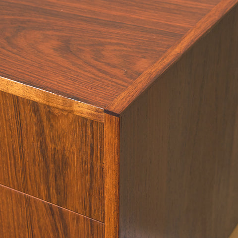 Danish chest of drawers in Santos rosewood by Niels J. Thorsø