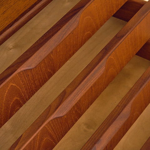 Danish corner cabinet in teak