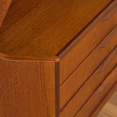 Danish corner cabinet in teak
