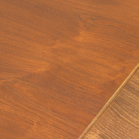 Swedish dining table in teak and beech