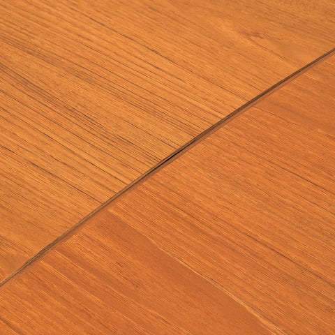Swedish dining table in teak and oak
