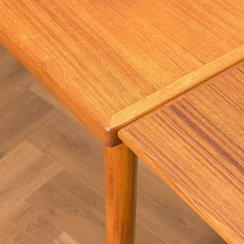 Danish dining table in teak by Henning Kjærnulf for Vejle furniture factory