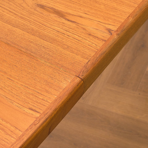 Swedish oval dining table in teak