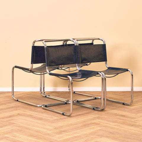 German set of 4 dining chairs, model 'B33' by Mart Stam & Marcel Breuer