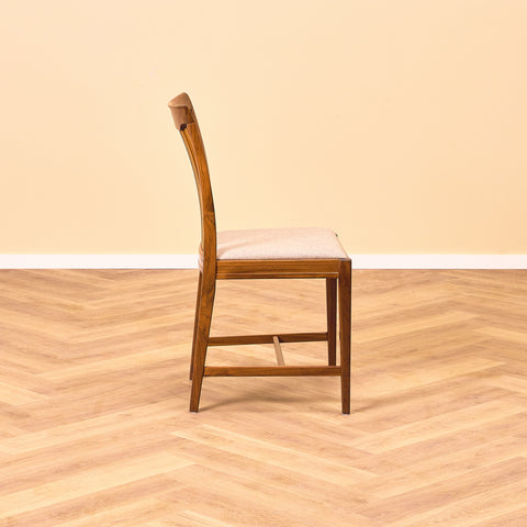 Swedish dining chairs in teak model Vindö by Svante Skogh