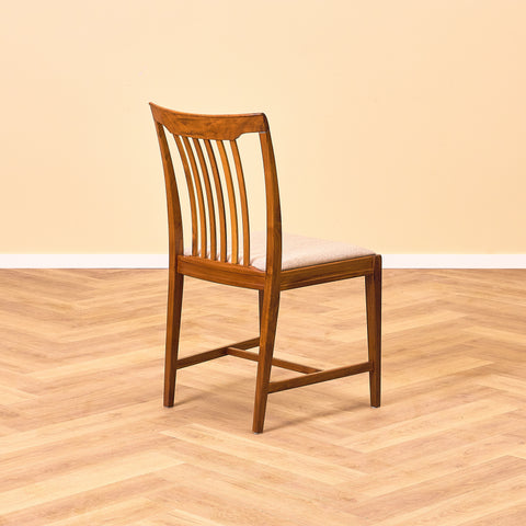 Swedish dining chairs in teak model Vindö by Svante Skogh