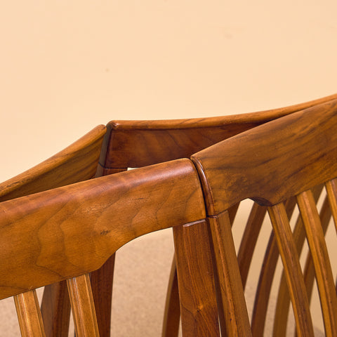 Swedish dining chairs in teak model Vindö by Svante Skogh