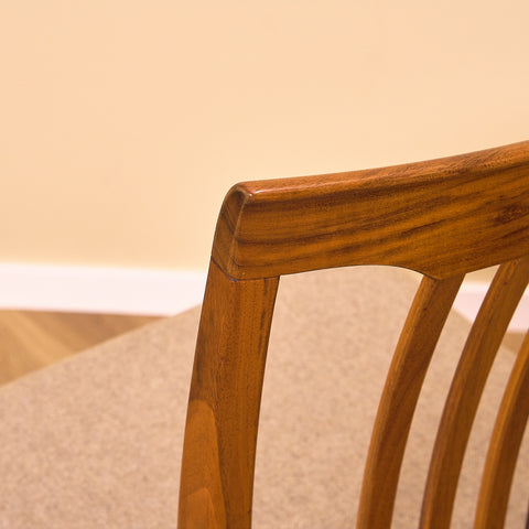 Swedish dining chairs in teak model Vindö by Svante Skogh