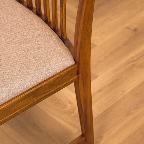 Swedish dining chairs in teak model Vindö by Svante Skogh