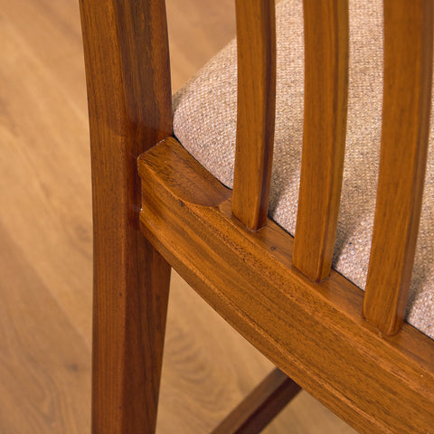 Swedish dining chairs in teak model Vindö by Svante Skogh