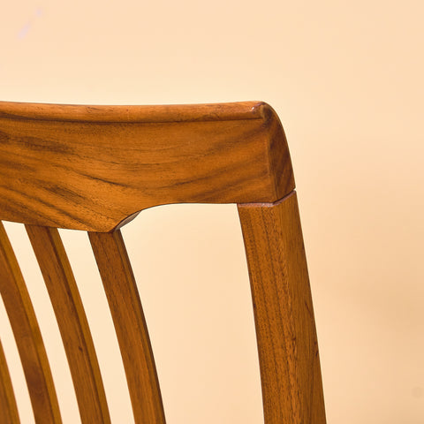 Swedish dining chairs in teak model Vindö by Svante Skogh
