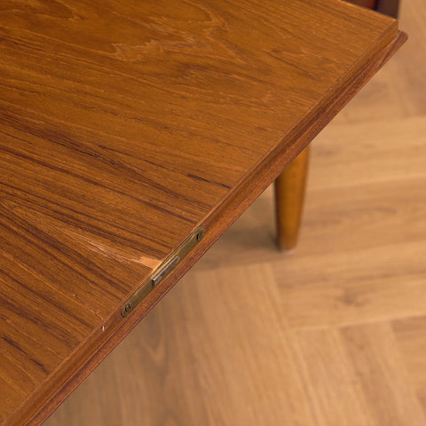 Danish highboard in teak and oak
