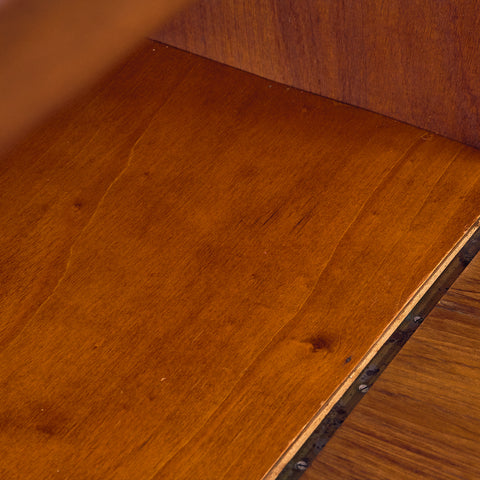 Danish highboard in teak and oak