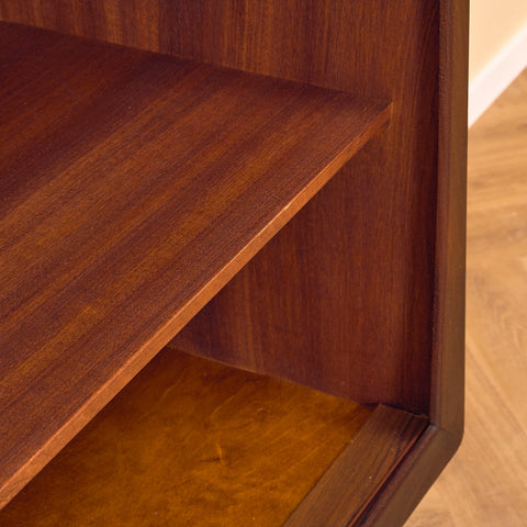 Danish highboard in teak and oak