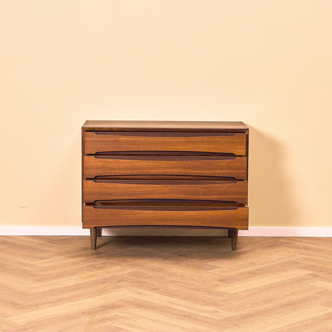 Danish chest of drawers in Santos rosewood by Skovby møbelfabrik