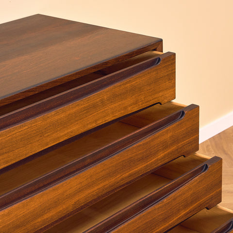 Danish chest of drawers in Santos rosewood by Skovby møbelfabrik