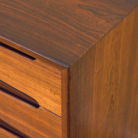 Danish chest of drawers in Santos rosewood by Skovby møbelfabrik