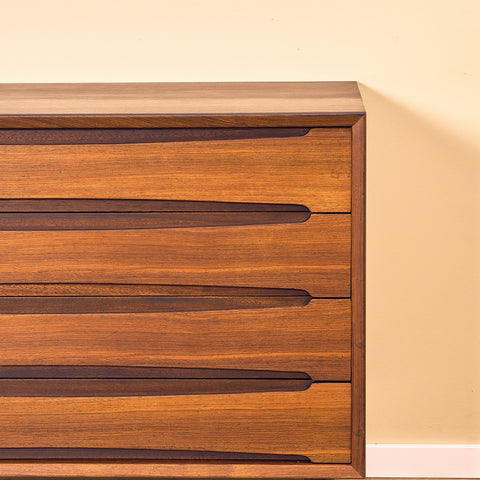 Danish chest of drawers in Santos rosewood by Skovby møbelfabrik