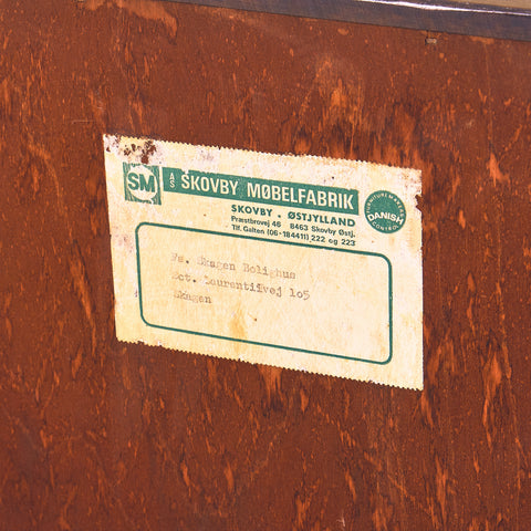 Danish chest of drawers in Santos rosewood by Skovby møbelfabrik