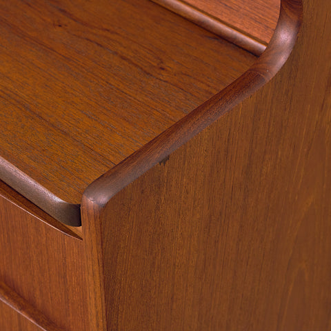 Danish secretary in teak