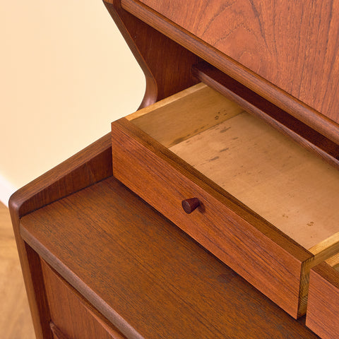 Danish secretary in teak