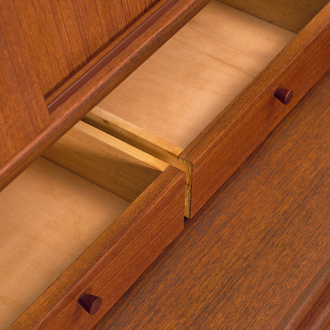 Danish secretary in teak