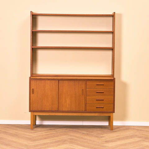 Swedish bookshelf in teak